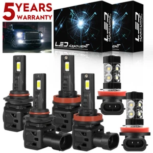 Brightest LED Headlight High&Low Beam+Fog Light Kit For Honda Accord 2013 -2015 - Picture 1 of 18