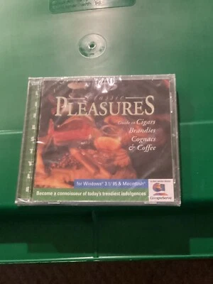 Classic Pleasures (Windows/Mac, 1996) Brand New Still Sealed MIB CIGARS Coniac - Image 1 of 2