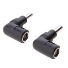 2X Female 7.4Mm X 5.0Mm To 4.5Mm X3.0Mm Male Charger Adapter Power Connector