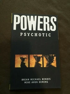 Powers Psychotic Graphic Novel Icon Comics Book Brian Michael Bendis Mike Avon - Picture 1 of 2