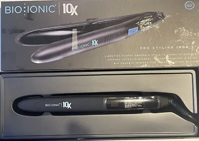 Bio:Ionic: (1)” 10x Black Pro Styling Iron - Brand New In The Box - Image 1 of 4