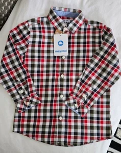Mayoral Boys Checked Shirt, Size 5 - Picture 1 of 1
