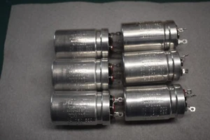 Mallory NOS 3 Secciones 20 uF 250 Vdc Lata Electrolítica Condensador Probado Lote de 6 - Imagen 1 de 5