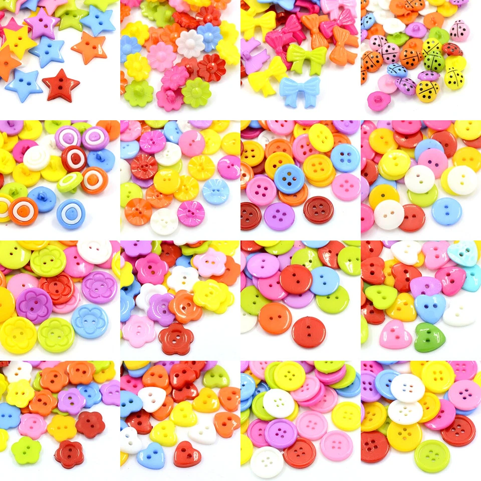 Acrylic Sewing Plastic Buttons/Shank Buttons for DIY Handmade Ornament - Image 1 of 1