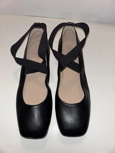 DREAM PAIRS scarpe basse donna Revona zeppa bassa cinturino alla caviglia taglia US 8 - Foto 1 di 6
