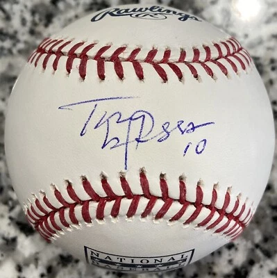 Tony LaRussa Auto Signed Hall of Fame Logo MLB Baseball w/COA HOF Manager *RARE* - Image 1 of 3