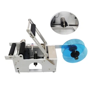 Commercial Stainless Steel Semi-automatic Round Bottle Labeling Machine 110V - Picture 1 of 12