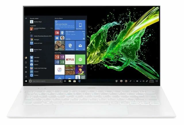 Acer Swift 7 14" Core i7 16GB 512GB SSD Touch Screen Laptop - Moonstone White... - Image 1 of 1