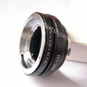 Voigtlander DKL Lens To Leica M LM Adapter M4 M5 M6 M7 M8 M9 M10 Techart LM-EA7 - Picture 1 of 3