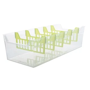 Spice Organizer Box Kitchen Drawer Cupboard Storage & Bag Closing Label Clips - Picture 1 of 23