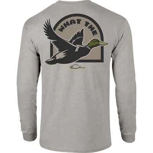 UNISEX DRAKE What the Duck Langarmshirt DT9806 WNC - Bild 1 von 2