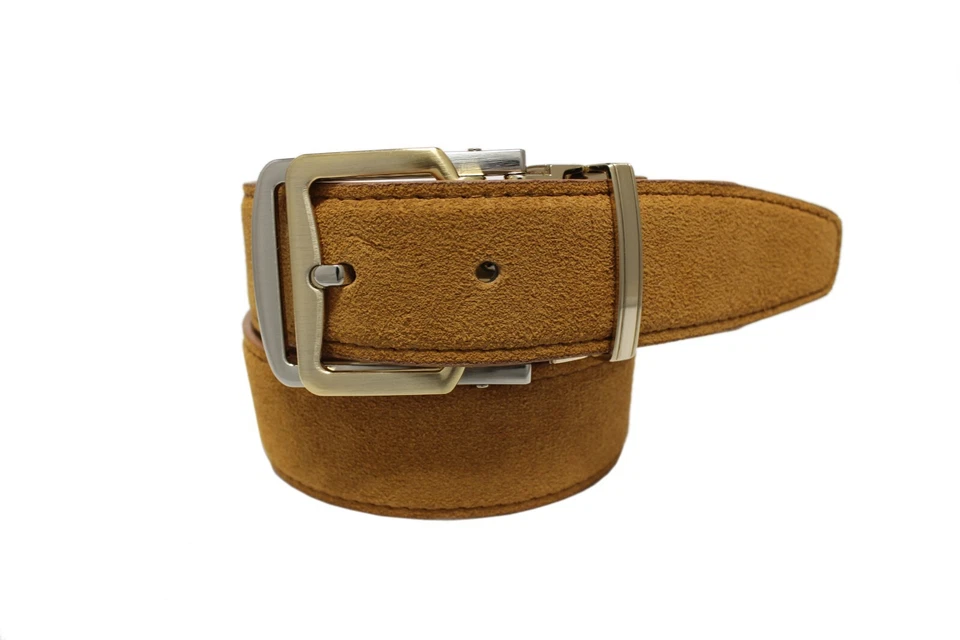 Marco Valentino Cognac Suede Men's Belt - Image 1 of 1