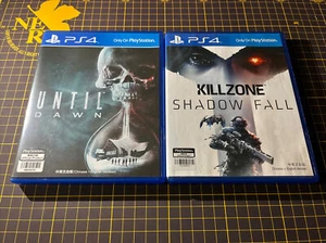 Lot 2 Killzone: Shadow Fall Until Dawn PlayStation 4 PS4 Complete Tested - Picture 1 of 4