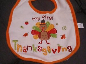 Toys "R"Us  My First Thanksgiving Baby Bib