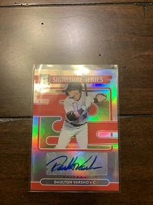 Daulton Varsho Auto 2020 Donruss Signature Series. Mint!!🔥 - Picture 1 of 2
