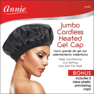 ANNIE JUMBO CORDLESS HEATED GEL CAP 12" DIAMETER #3585  - Picture 1 of 1