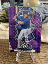 2022 Panini Mosaic Purple Prizm FRANK SCHWINDEL Chicago /49