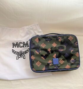 MCM Dieter munich lion camo toiletry bag for charm key backpack visetos monogram