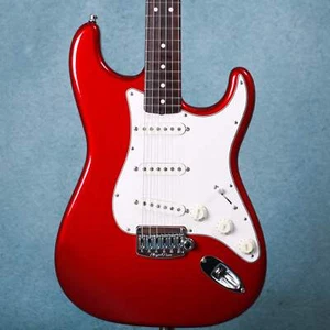 Fender Made In Japan 62 Stratocaster 1995 Electric Guitar w/Case - Candy Apple R - Picture 1 of 19