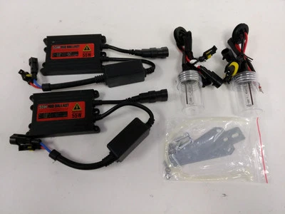 55W AC Xenon HID H7 5000K Bright White Light Bulb Conversion Kit+Slim AC Ballast - Image 1 of 3