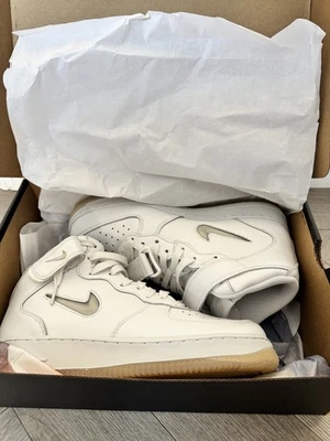 Nike Air Force 1 Mid 07 Bianco/Osso Scarpe Uomo Classiche Casual Sneaker - Immagine 1 di 4