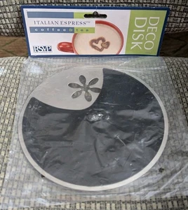 NEW ITALIAN ESPRESS Coffee & Tea DECO DISK STENCIL - Picture 1 of 5