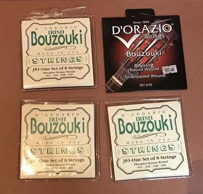 4 Sets Of Bouzouki Strings New - Image 1 of 2