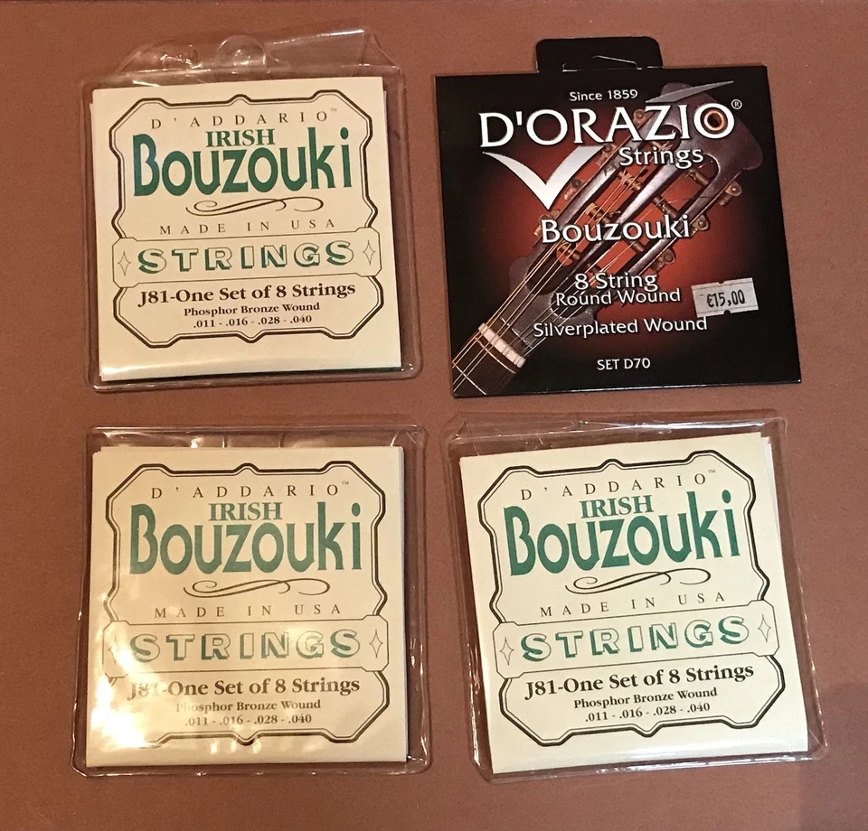 4 Sets Of Bouzouki Strings New - Image 1 of 2