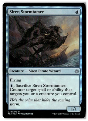 MTG Foil Siren Stormtamer - Ixalan Heavily Played English - Image 1 of 2