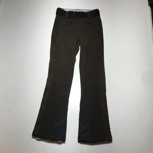 GSOU SNOW Womens Dark Brown Wearable Padded Stretch Slim Fit Ski Pants Size XS - Picture 1 of 19