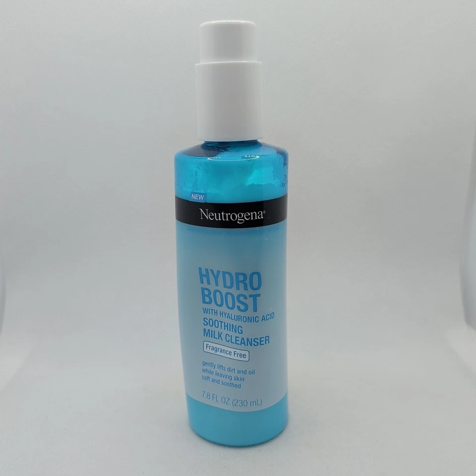 Neutrogena Hydro Boost Limpiador Facial Leche Calmante con Ácido Hialurónico, 7.8oz Foto 1 de 1