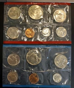 1980 US Mint Set Uncirculated 13 Coin Set Philadelphia & Denver P&D, S Dollar - Picture 1 of 2