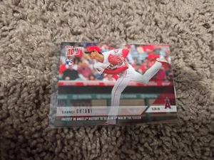 342: 2018 Topps Now Card #234 Shohei Ohtani Fastest in Angels History to 50 k's - Bild 1 von 10