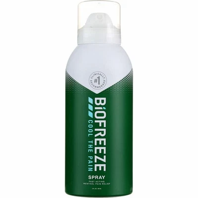 3 Pack BioFreeze Menthol Pain Relief Spray, 3 fl oz - Image 1 of 2