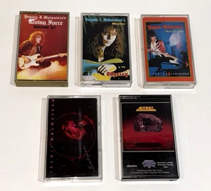 Yngwie Malmsteen Cassette Lot Marching Out Odyssey Eclipse Alcatrazz Heavy Metal - Imagen 1 de 12