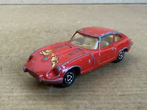 Majorette Jaguar E-Type V12, 1:60 Scale, Opening Hood, 207, Die Cast, Rare, Red. - Picture 1 of 9
