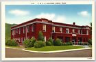 Ymca Building Erwin Tennessee Tn Vintage 1940S Linen Postcard Unposted