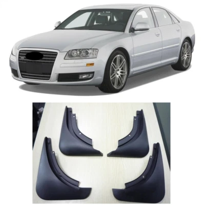 Mudguards Splash Mud Flaps Fender Guard For 2003-2010 Audi A8 Sedan - Imagem 1 de 2