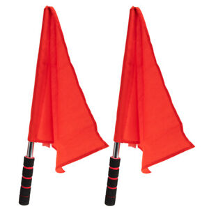 Enhance Your Kayak Safety with 2PCS Red Hand Flags for Sports & Training