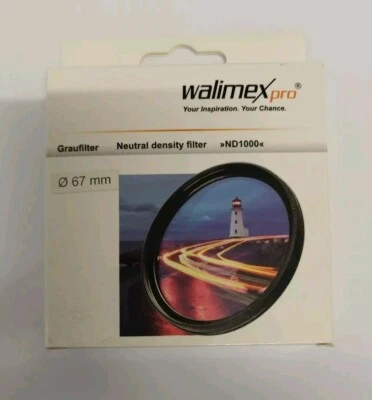 Walimex Pro Slim MC ND1000 67mm Graufilter mit Schutzhülle ,,# - Image 1 of 3
