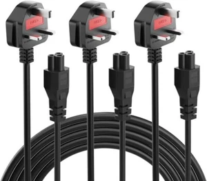 UK Mains Power Lead Cable Cord For HP Monitor LCD Screen Computer Display (3M) - Picture 1 of 7