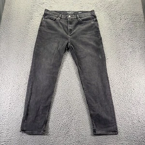 Banana Republic Jeans Mens 36x30 Black Dark Wash Cotton Stretch Slim Traveler - Picture 1 of 10