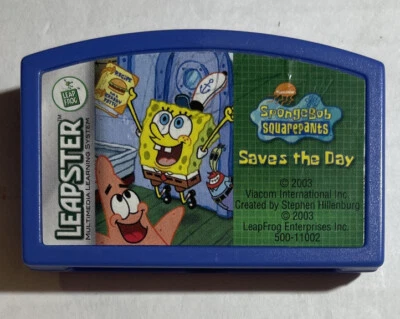 Leapfrog Leapster SpongeBob SquarePants Saves the Day  Cartridge Only - Image 1 of 2