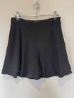 Witchery ?First Edition? Women?S Black Satin Frill Shorts Size 8 Euc
