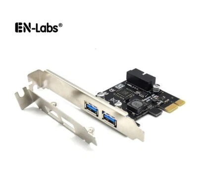 -USB3.0 PCI Express Expansion Card PCI-eX1 To 4 Ports USB3.0 Controller Card - Image 1 of 4