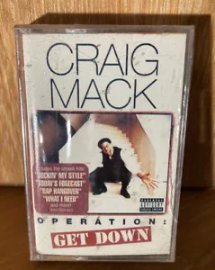 CRAIG MACK -OPERATION GET DOWN-1997 HIP-HOP CASSSETTE New SEALED - Picture 1 of 1