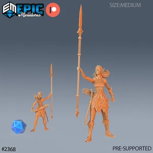 Fey Elf Autumn C | Epic Miniatures | RPG Wargaming 3D Printed Miniature - Picture 1 of 1
