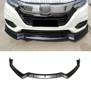 Kit de carrocería de alerón labial de parachoques delantero de fibra de carbono para Honda HR-V Vezel 2019-22 reacondicionamiento - Imagen 1 de 9