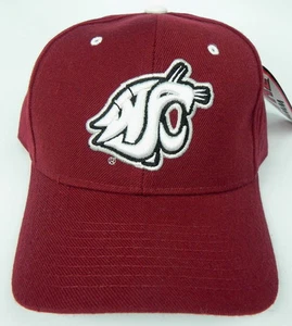 WASHINGTON STATE ST. COUGARS PURPURROT NCAA VINTAGE TAILLIERT ZEPHYR DH KAPPE MÜTZE NEU MIT ETIKETT! - Bild 1 von 6