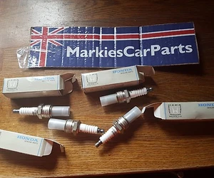 HONDA ACCORD SPARK PLUGS 4 OF GENUINE 9807955132 DENSO W16EXR-U11 1984-86 - Picture 1 of 2